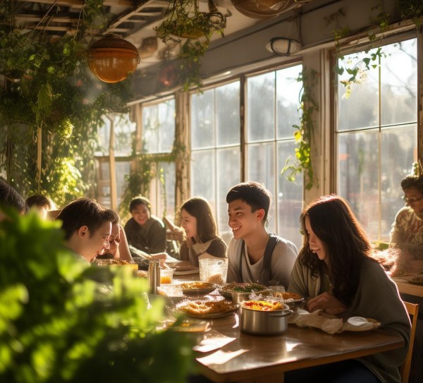 食堂餐厅温暖校园生活 食堂餐厅温暖校园生活