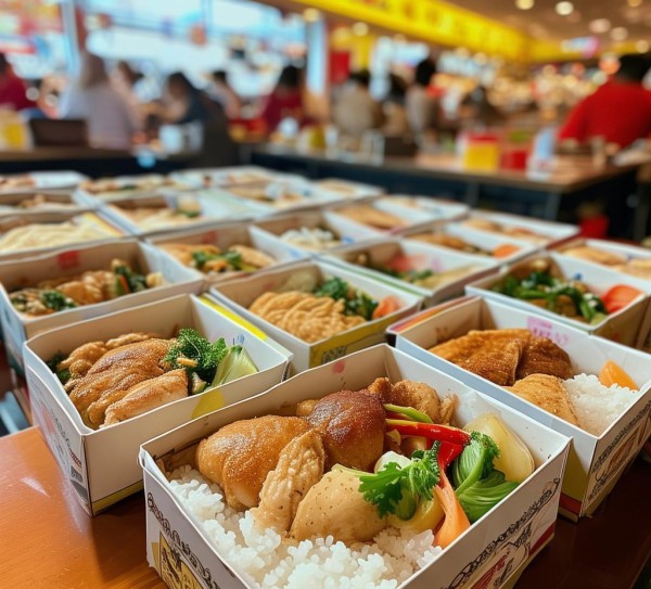 食堂盒饭，经典的选择